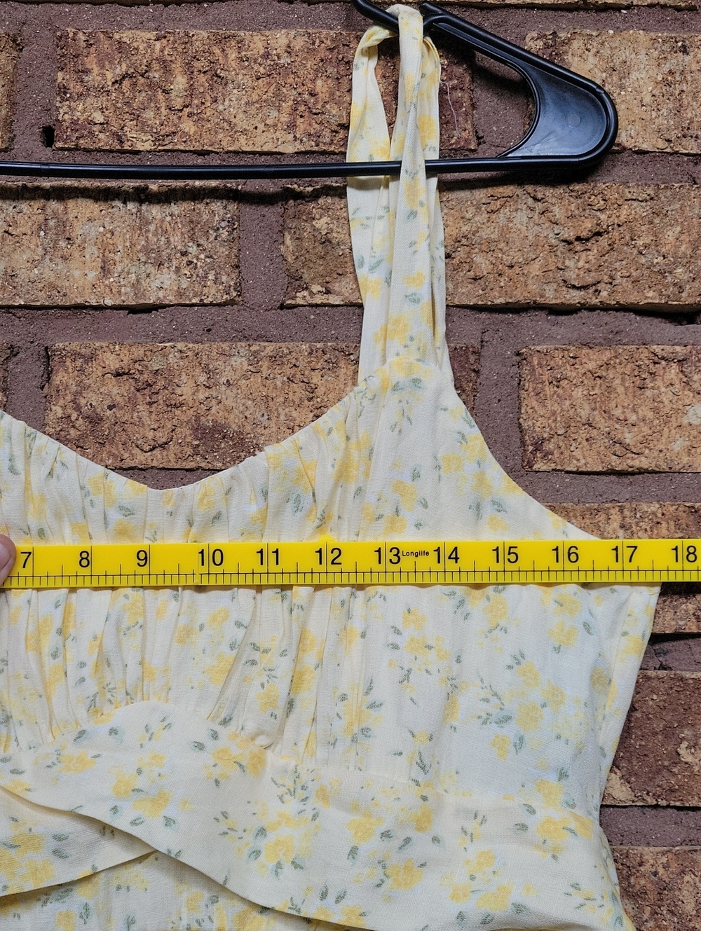 Trixxi Women's Maxi Yellow Floral Dress Size XL New with Tags - Picture 13 of 13